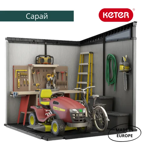 Инновационный сарай из панелей DUOTECH Artisan 7×7 9