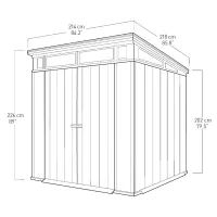 Инновационный сарай из панелей DUOTECH Artisan 7×7