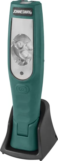 Лампа переносная светодиодная на гибком магнитном основании, зарядка 12-220 v Jonnesway JAZ-0070B