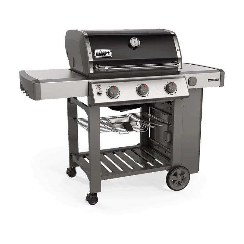 Гриль газовый GENESIS II  E-310 GBS, черный Weber 61011175
