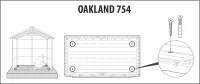 Сарай пластиковый Oakland 754