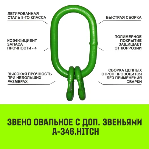 Строп цепной 4СЦ, (паук) 26,5 т 12