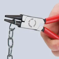 Круглогубцы фосфатированные, черного цвета 160 мм Knipex KN-2201160