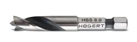 Сверло по дереву 8 х 60 мм с шестигранным хвостовиком, сталь HSS Högert HT6D348