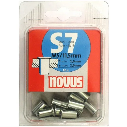 Заклепки потайные S7x11.5мм (10шт) Novus 045-0045