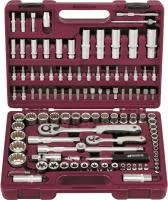 Набор инструмента универсальный 1/4", 1/2"DR с головками торцевыми MultiProf, 108 предметов