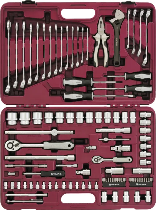 Набор инструмента универсальный 1/4", 1/2"DR, 101 предмет 2