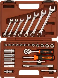 Набор инструмента 1/4"DR, 30 предметов Ombra OMT30S