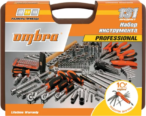 Набор инструмента универсальный 1/4", 3/8" и 1/2"DR, 131 предмет (юбилейная серия) 2