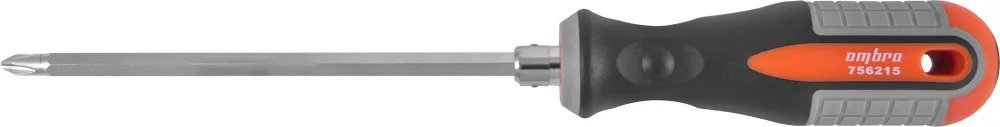 Отвертка стрежневая двусторонняя ROUND GRIP, РН2,SL6x150 мм