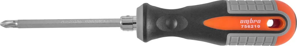 Отвертка стрежневая двусторонняя ROUND GRIP, РН2,SL6x100 мм