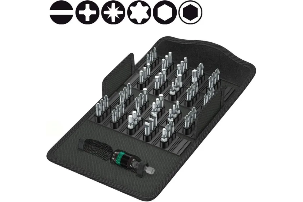 Набор WERA Bit-Safe 61 Universal 1, 61 предмет