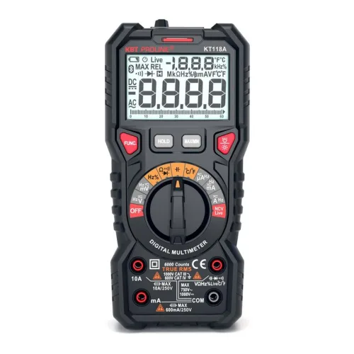 Мультиметр цифровой KT 118A "PROLINE"  2