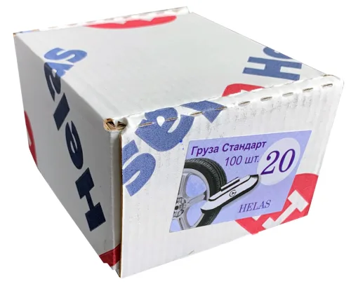 Груз балансировочный для стального диска 20гр (100шт) 2