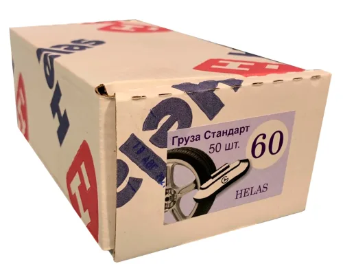 Груз балансировочный для стального диска 60гр (50шт) 2