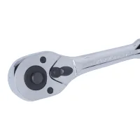 Трещотка 3/8", 200 мм, 32 зубца, флажковая с кнопкой King Tony 3761-08F