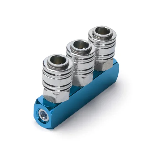 Быстрый съем тройник в линию 1/4" Automaster AMF-A3L-1/4