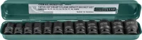 Набор головок торцевых ударных 3/8"DR, 8-19 мм, 12 предметов Jonnesway S03A3112S