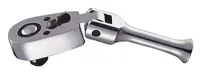 Трещотка 48 зубов 1/4" шарнирная короткая с металлической ручкой Licota ALH-01082
