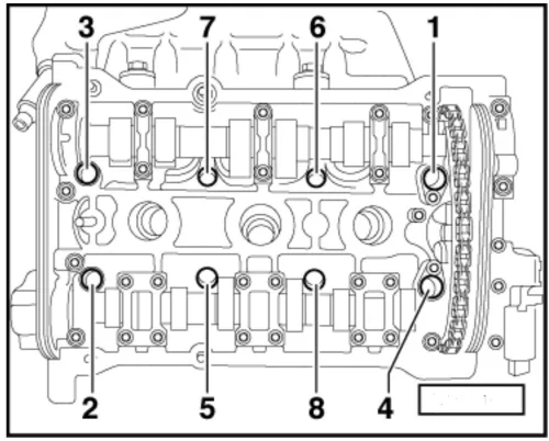 Головка с вставкой T52, VAG, 140 мм 3