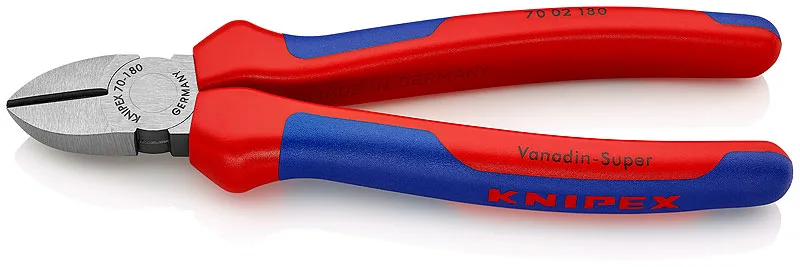 Кусачки боковые фосфатированные, черного цвета 180 мм Knipex KN-7002180