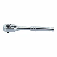 Трещотка 1/4", 140 мм, 24 зубца, флажковая с кнопкой King Tony 2761-55P