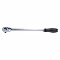 Трещотка 1/2", 375 мм, 32 зубца, флажковая с кнопкой King Tony 4762-15G