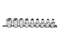 Набор торцевых головок Torx 1/2", 9 шт.