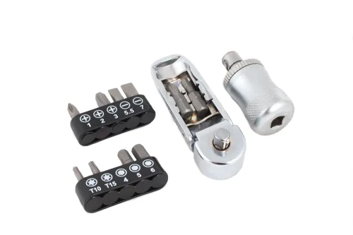 Отвертка трещоточная со сменными вставками1/4", 12 пр. 2
