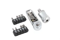 Отвертка трещоточная со сменными вставками1/4", 12 пр.