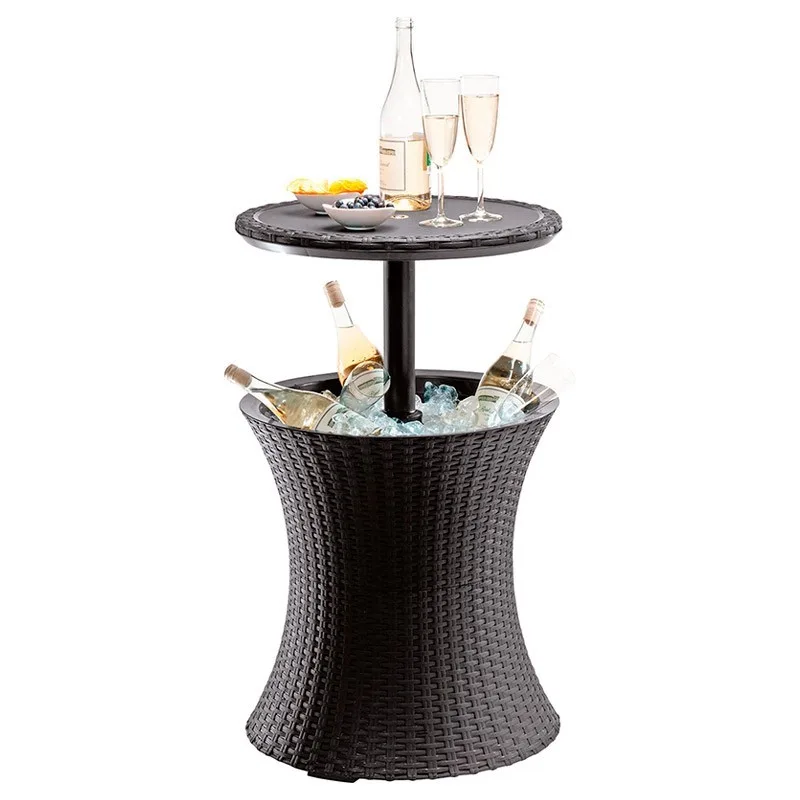 Столик-холодильник COOL BAR RATTAN (Коричневый)