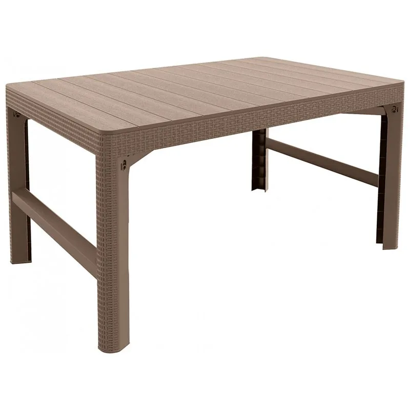 Стол-трансформер Lyon Table Rattan (Коричневый)