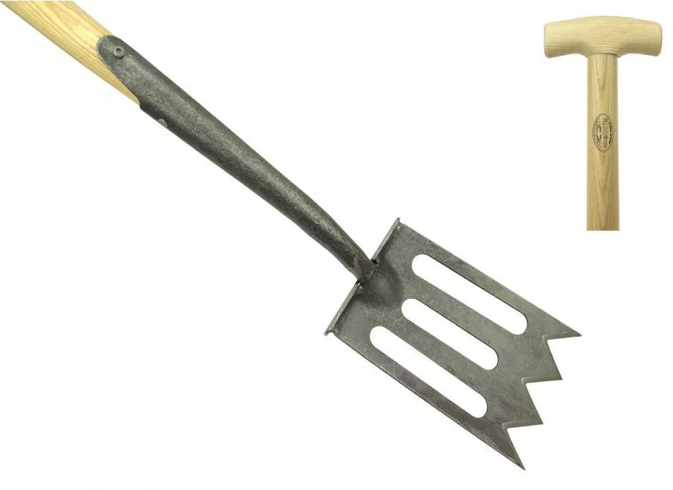 Штыковая кованая лопата DeWit с площадкой для ноги профессиональной серии Spork