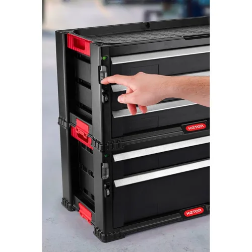 Модуль с двумя отсеками для стеллажа 2 Drawer Tool Chest Set 4