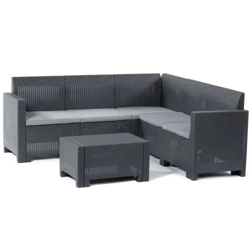 Комплект мебели NEBRASKA CORNER Set (углов. диван, столик), белый 3