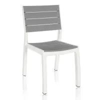 Пластиковый стул с невысокой спинкой и подлокотниками Harmоny Armchair 2