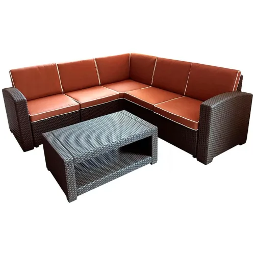 Угловой комплект мебели Rattan Premium Corner 2
