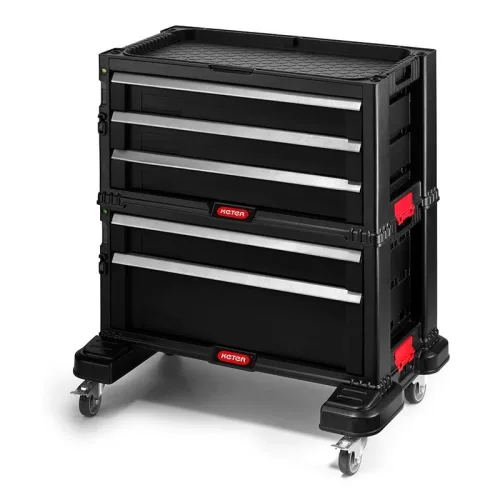 Тележка пластиковая 5 ящиков на колесах 5 DRAWERS TOOL CHEST SET 2