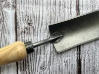 Совок садовый, пересадочный с кованым стальным узким полотном