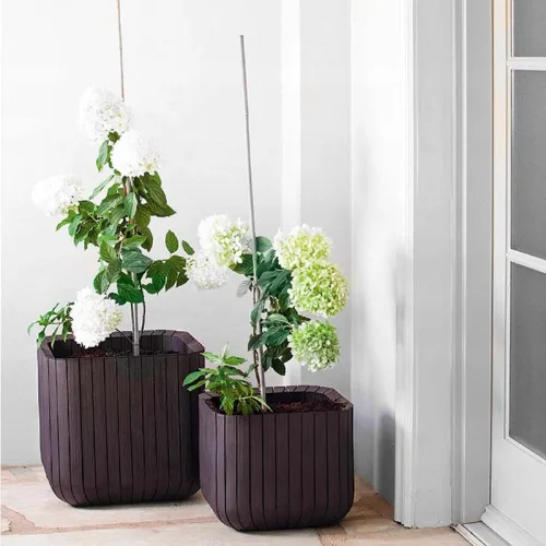Кашпо квадратное CUBE PLANTER M (Кашпо квадратное CUBE PLANTER M) Keter 17202066 2