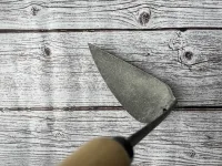 Корейская ручная мотыжка для правшей, рукоятка из ясеня 140мм DeWit 2906