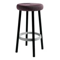 Высокий барный табурет с металлическими ножками Cozy Bar Stool