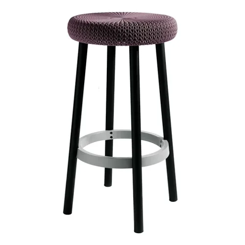 Высокий барный табурет с металлическими ножками Cozy Bar Stool 2