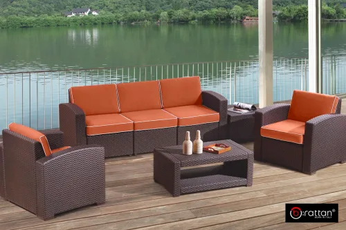 Комплект мебели Rattan Premium 5, венге B:rattan SF1-5P 2