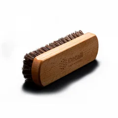 Щетка для очистки кожи, 14.5x4.5 см, натур. ворс 2