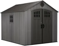Сарай пластиковый WoodLook 8*10