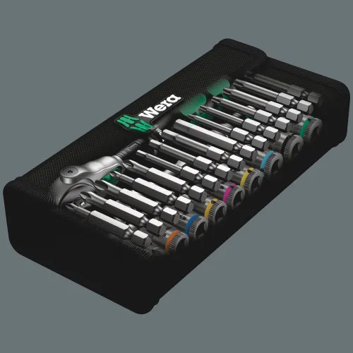 Набор с трещоткой, привод 1/4", метрический 8100 SA 6 Zyklop Speed 9