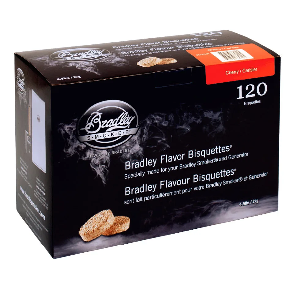 Древесные брикеты Bradley Вишня/Cherry (120 шт) Bradley Smoker BTCH120