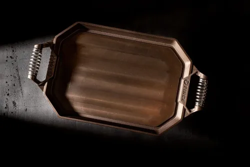 Противень чугунный с двумя ручками Grill Pan D=44 2