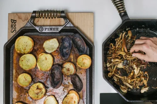 Противень чугунный с двумя ручками Grill Pan D=44 5